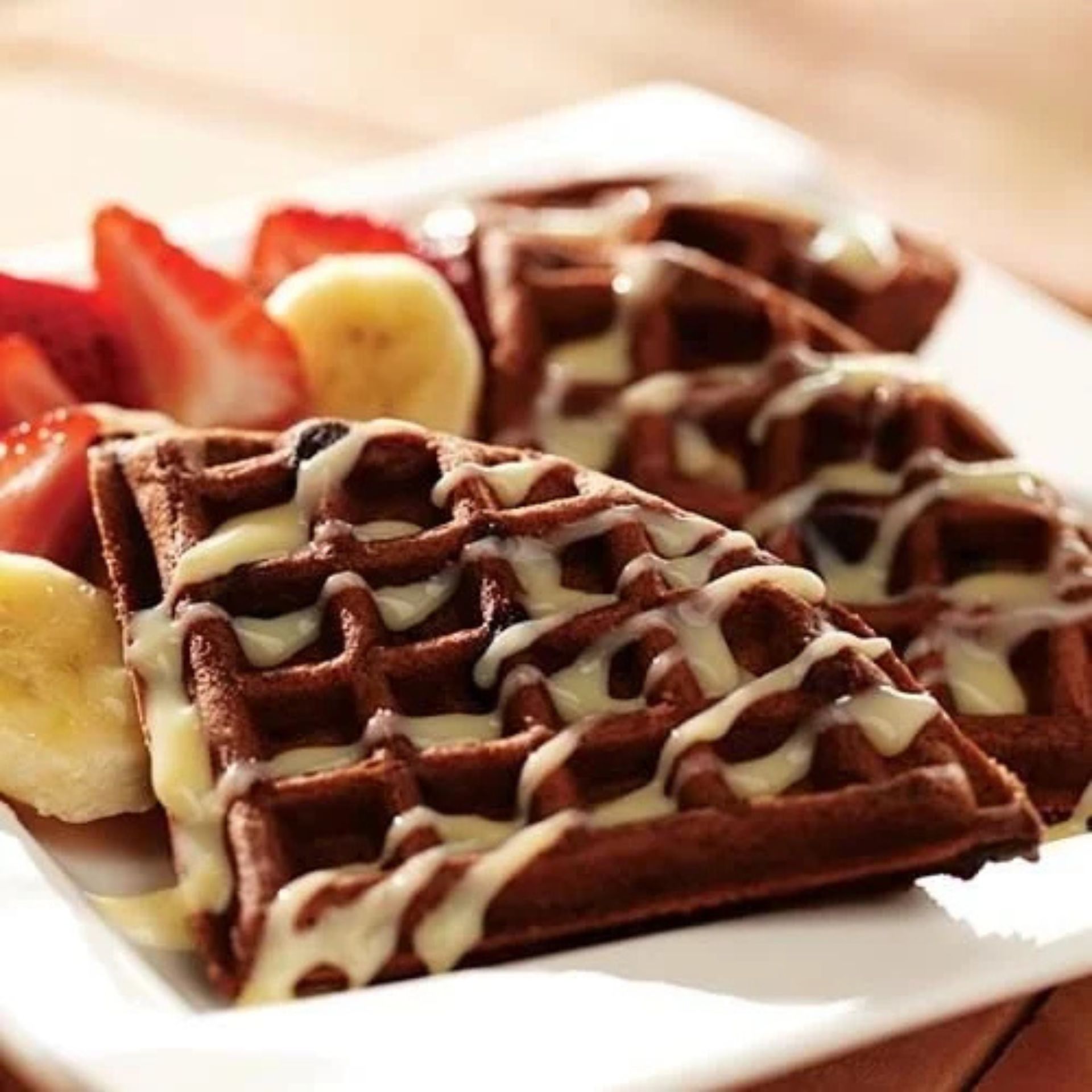 Belgian Waffle Premix Chocolate Flavor