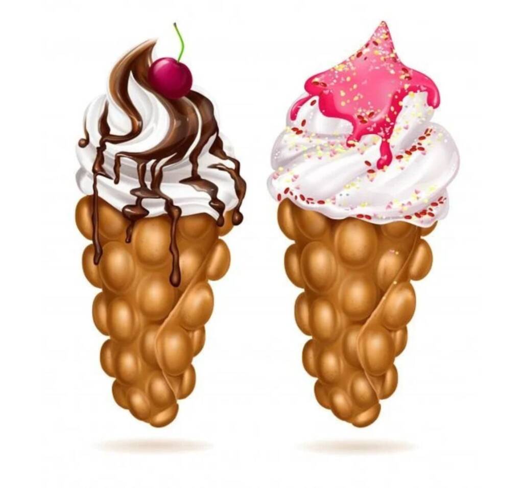 Vanila Belgian Waffle