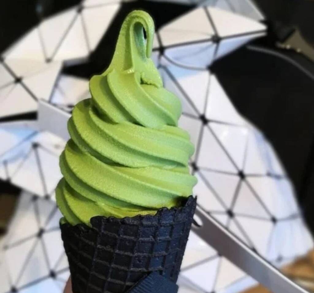 Waffle Cone Premix Black Charcoal Flavor