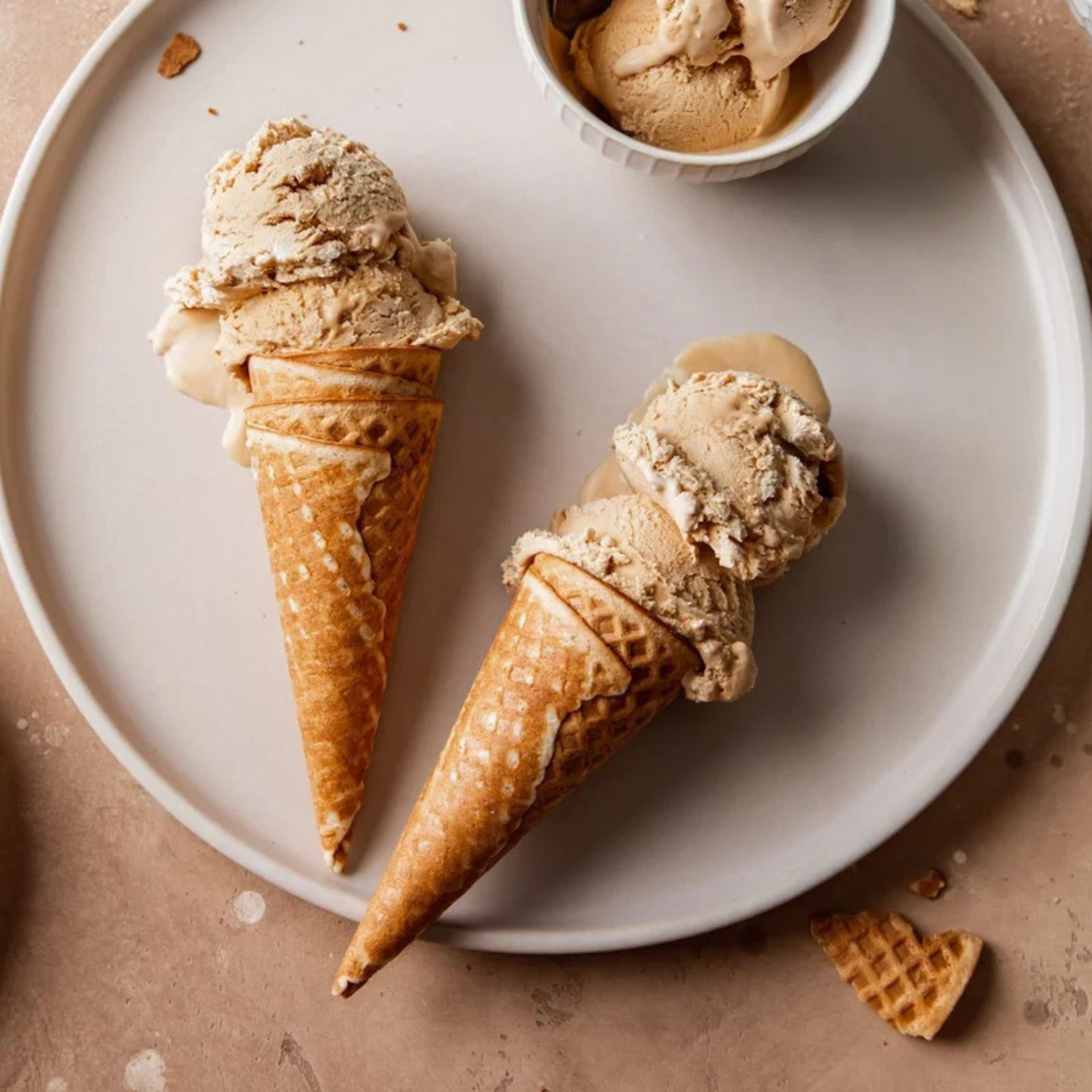 Waffle Cone Premix Butterscotch Flavor